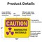 Signmission Radiation & Laser Sign, 7 in H x 10 in W, Aluminum, Rectangle OS-2PACK-CR-A-710-L-10189 - alternate 2